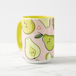 Fruchtillustrationskunstwerk Tasse