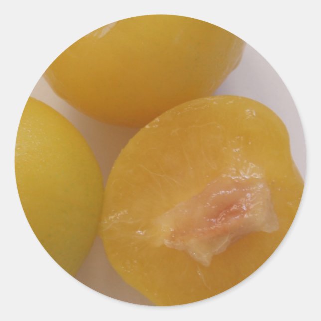 Fruchtkleber Runder Aufkleber (Vorderseite)