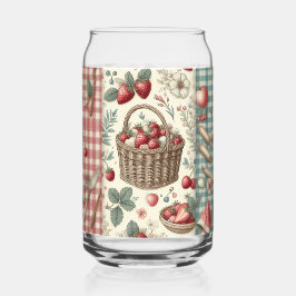 Fruchtkorb Gingham Spaß Dosenglas