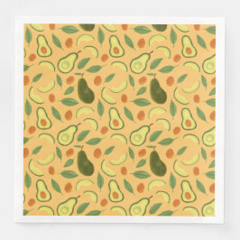 Fruchtkörbe Musterkollektion - Avocado Serviette