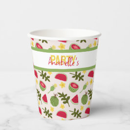 Fruchtkörbe Musterkollektion - Wassermelone Pappbecher