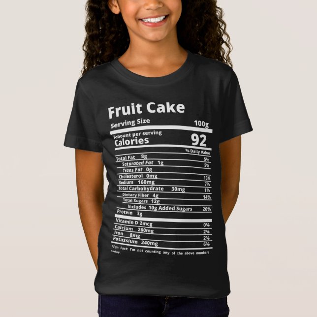 Fruchtkuchen Ernährung Fakten Food Erntedank Hallo T-Shirt (Vorderseite)
