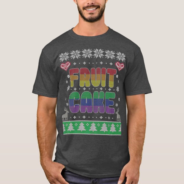 Fruchtkuchen Funny Gay Holiday Premium T-Shirt (Vorderseite)
