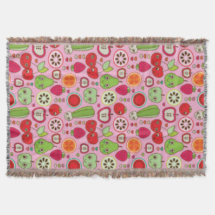 Fruchtküchen-Illustrationsmuster Decke