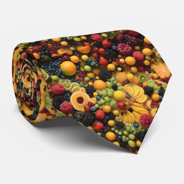 Fruchtliebhaber Delight Colorful Fruchtplatter, Krawatte (Gerollt)
