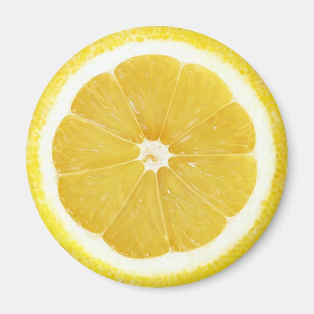 Fruchtmagnet-Serie - Lemon- Magnet (Vorne)