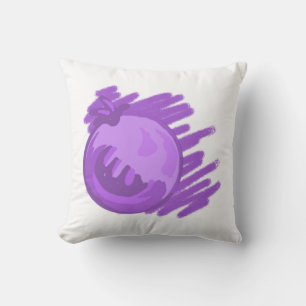 Fruchtmuster Blaubeeren und Creme Kissen