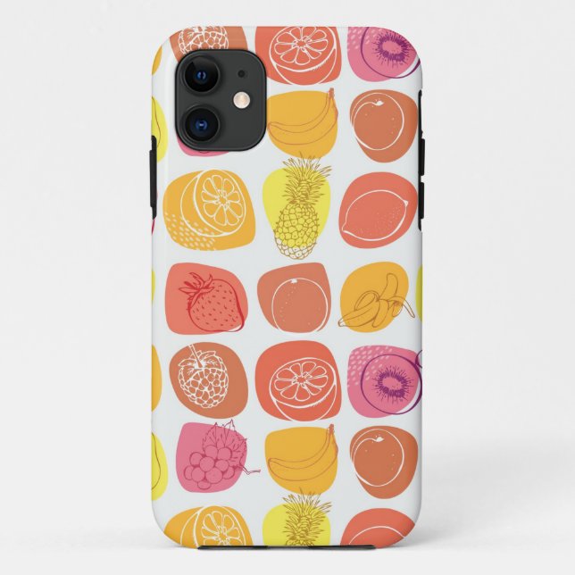 Fruchtmuster Case-Mate iPhone Hülle (Rückseite)