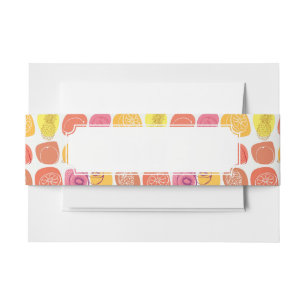 Fruchtmuster Einladungsbanderole