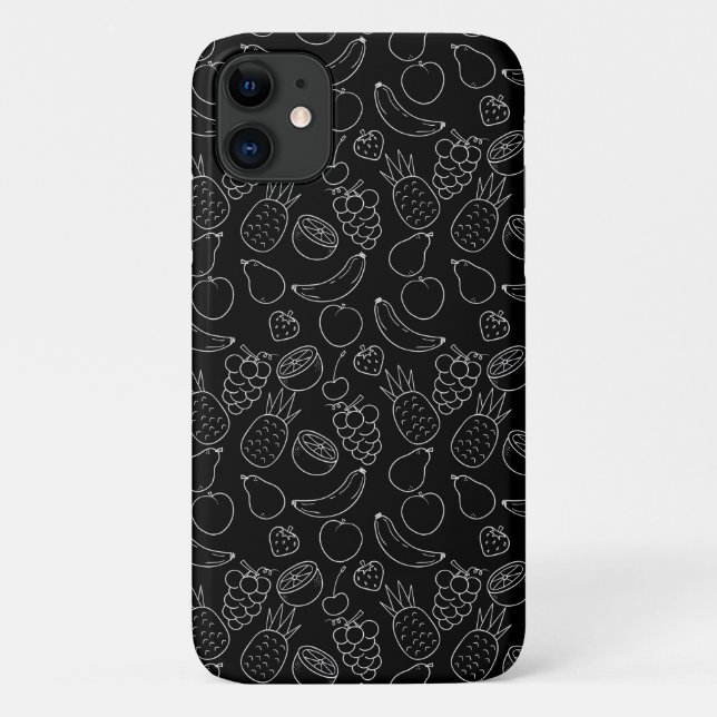 Fruchtnahtloses Muster | Muster 2 der Fruchtoberfl Case-Mate iPhone Hülle (Rückseite)