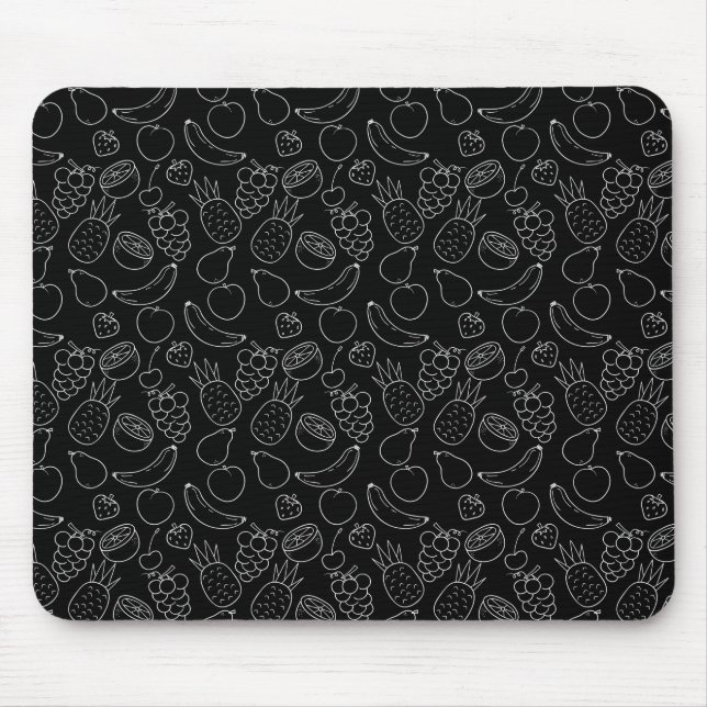 Fruchtnahtloses Muster | Muster 2 der Fruchtoberfl Mousepad (Vorne)
