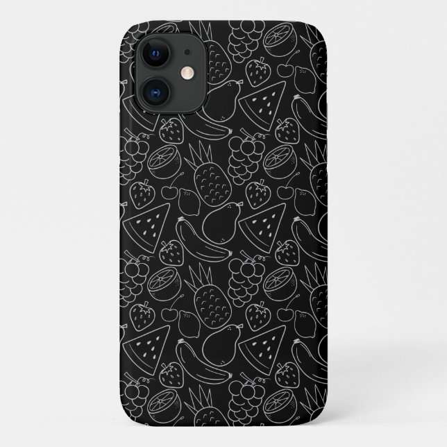 Fruchtnahtloses Muster | Muster der Fruchtoberfläc Case-Mate iPhone Hülle (Rückseite)