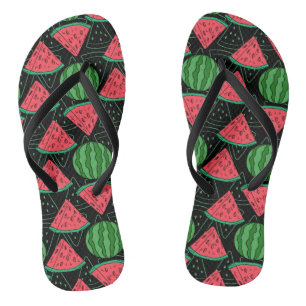 Fruchtnahtloses Muster   Muster der Fruchtoberfläc Flip Flops