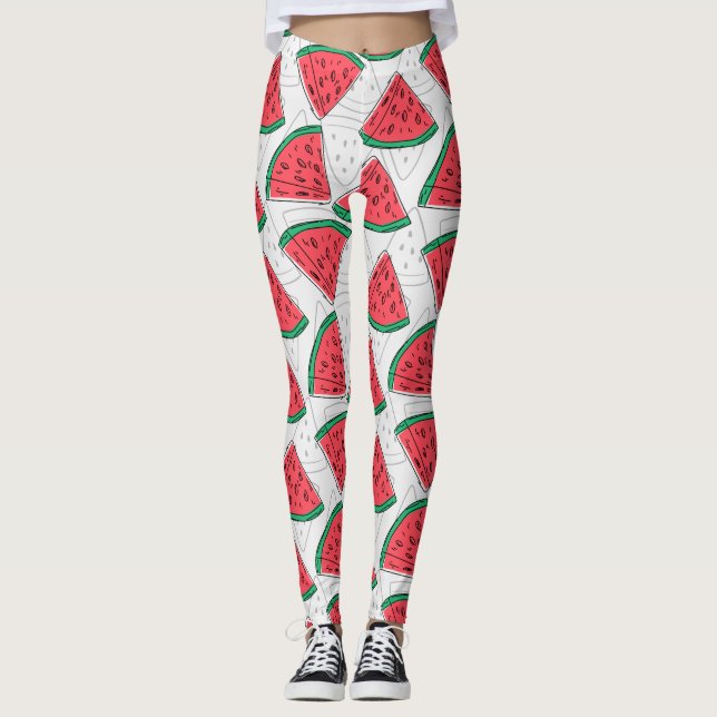 Fruchtnahtloses Muster | Muster der Fruchtoberfläc Leggings (Vorderseite)