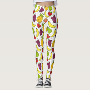 Fruchtnahtloses Muster   Muster der Fruchtoberfläc Leggings