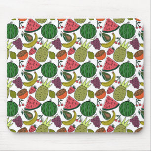 Fruchtnahtloses Muster Muster der Fruchtoberfläc Mousepad