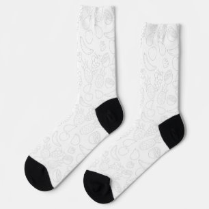 Fruchtnahtloses Muster   Muster der Fruchtoberfläc Socken