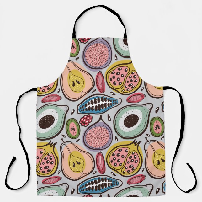Fruchtnahtloses Muster Schürze (Vorderseite)