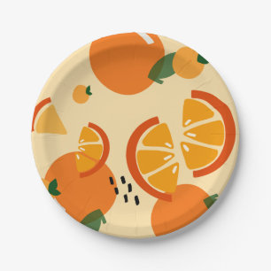 Fruchtpapier für Süßorangenfrucht Pappteller