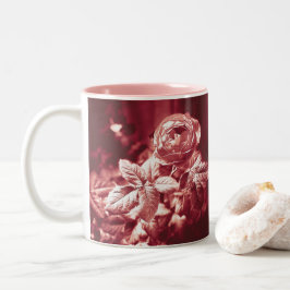 Fruchtparfuma-Rose - Zweifarbige Tasse