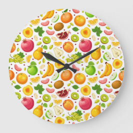 Fruchtpflaster Große Wanduhr
