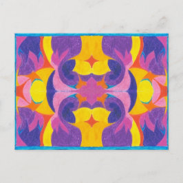 Fruchtplatte Postkarte
