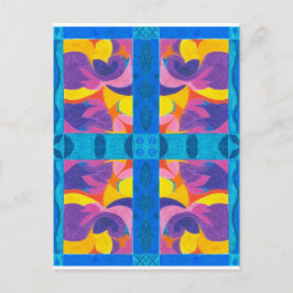 Fruchtplatte Postkarte