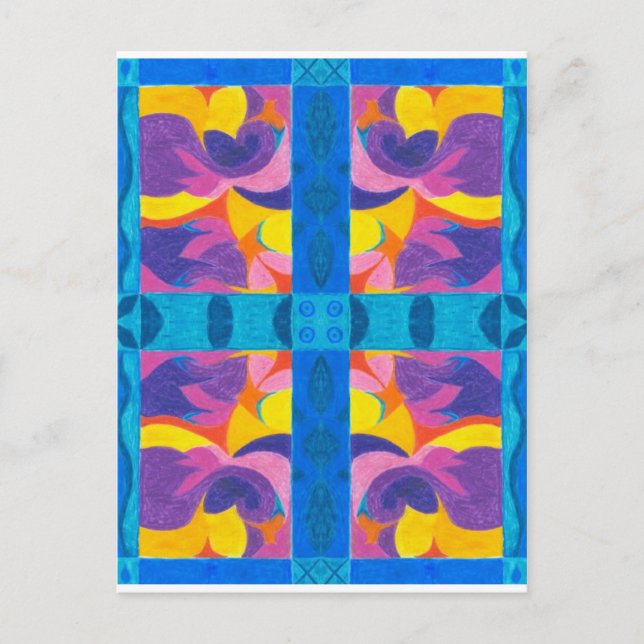 Fruchtplatte Postkarte (Vorderseite)