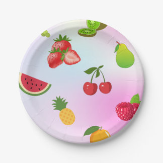 Fruchtplatter Pappteller