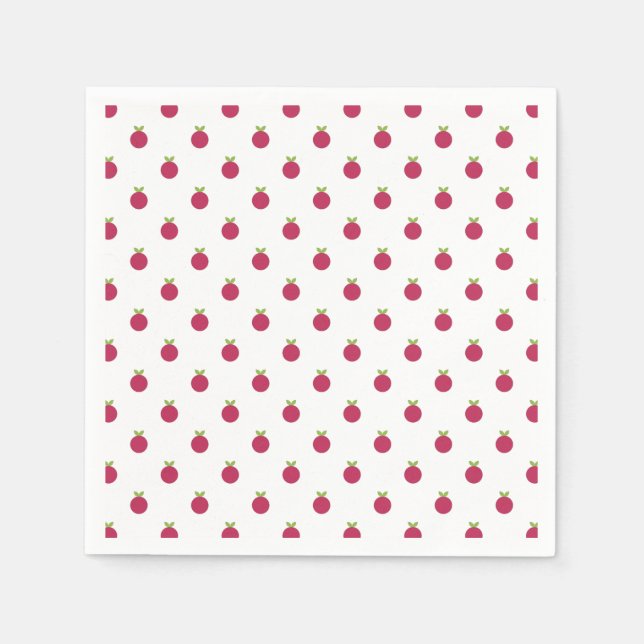 Fruchtpolka dots napkins serviette (Vorderseite)