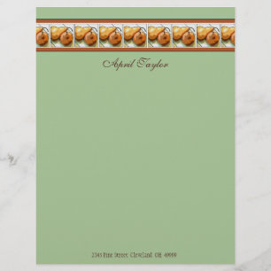 Fruchtrezepte für Pear Lovers Paper Briefkopf