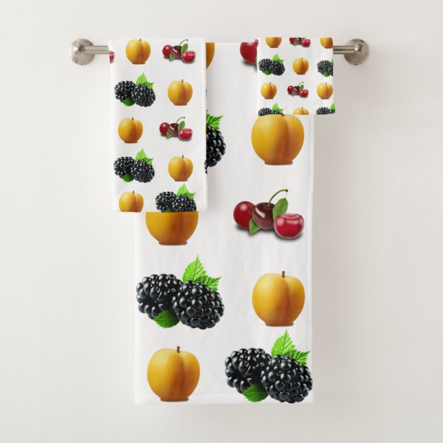 Fruchtsalat Badezimmer Handtuch Sets (Insitu)