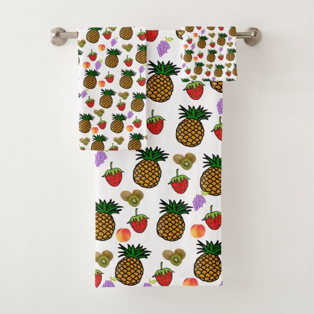 Fruchtsalat Badezimmer Handtuch Sets (Insitu)