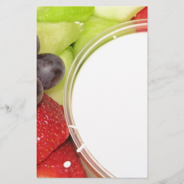Fruchtsalat Briefpapier (Vorderseite)