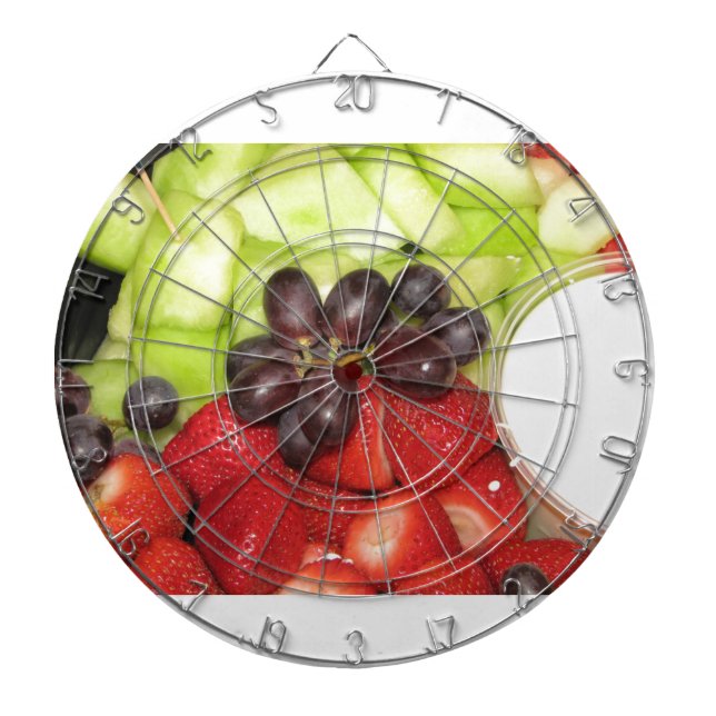 Fruchtsalat Dartscheibe (vorne)