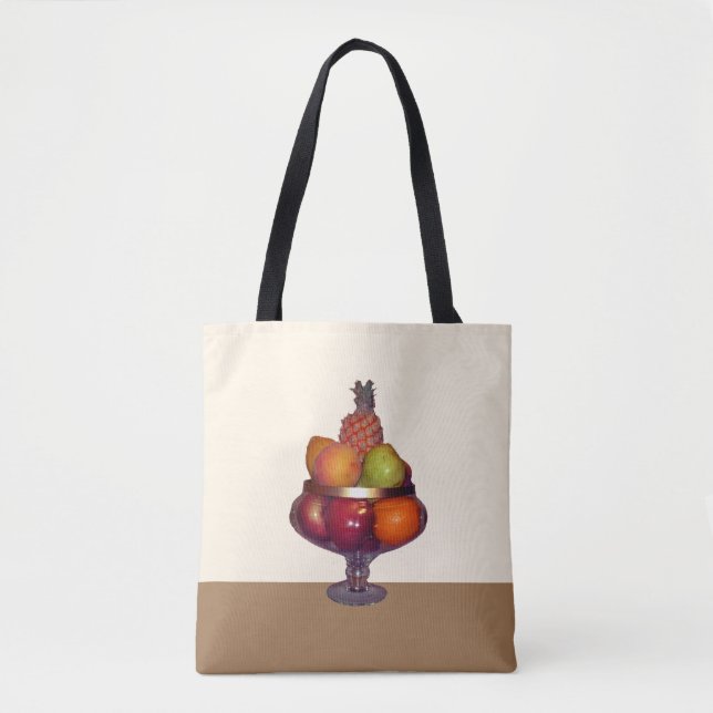 Fruchtschale mit Ständer Tasche (Vorderseite)