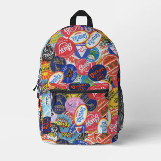 Fruchtstickermontage-Muster Bedruckter Rucksack