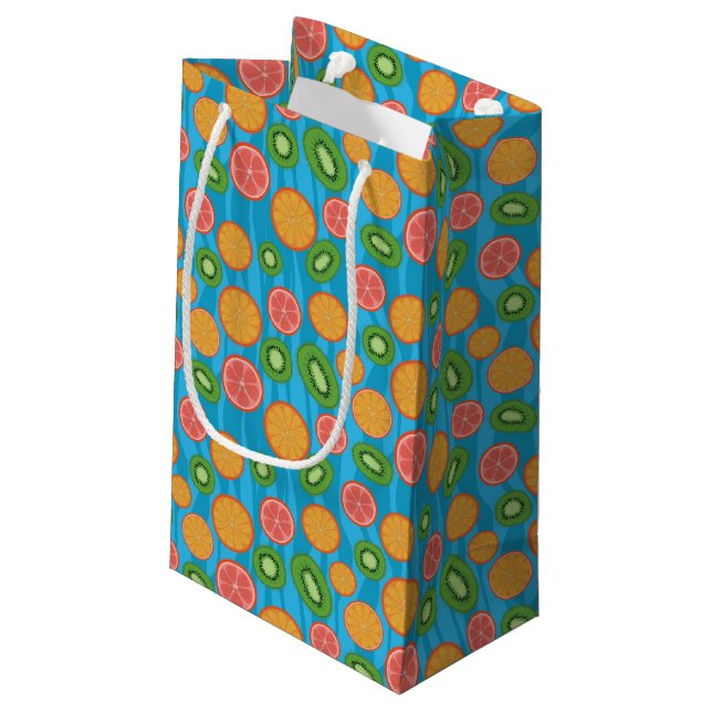 Fruchtstimmung Kleine Geschenktüte (Rückseite Schrägansicht)