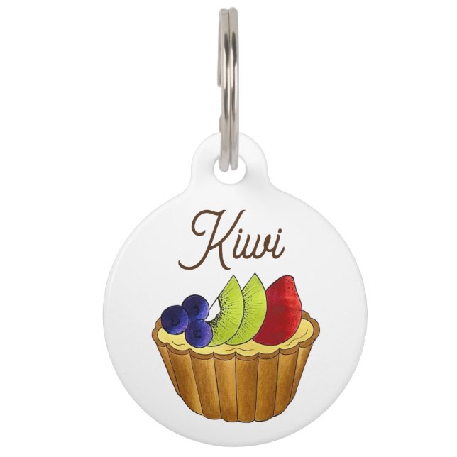 Fruchttee Kiwi Strawberry Pie Backwaren Lebensmitt Haustiermarke (Vorderseite)