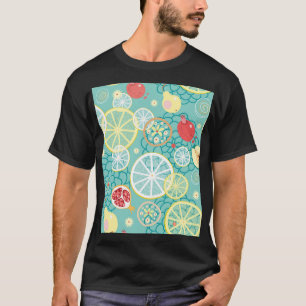 Fruchttextur, lebendiger Hintergrund. T-Shirt
