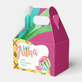 Fruchttropische Wassermelone Ananas Gable Fevor Geschenkschachtel