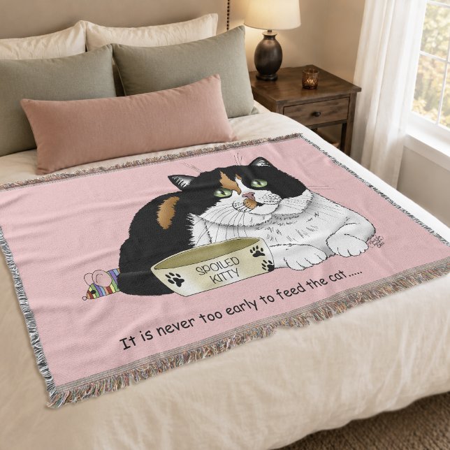 Früh Morgen Hunger Kitty Decke (Von Creator hochgeladen)