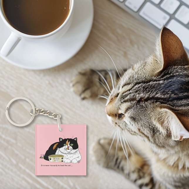 Früh Morgen Hunger Kitty Schlüsselanhänger (Von Creator hochgeladen)