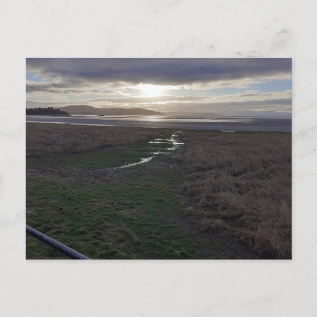 Früh Morgen Morecambe Bay Postkarte (Vorderseite)