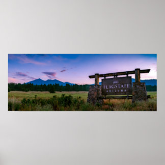 Früh morgens in den Bergen von Arizona Poster