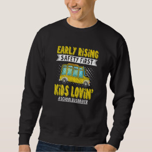 Früh steigende Sicherheit Erste Kinder Lovin Schul Sweatshirt
