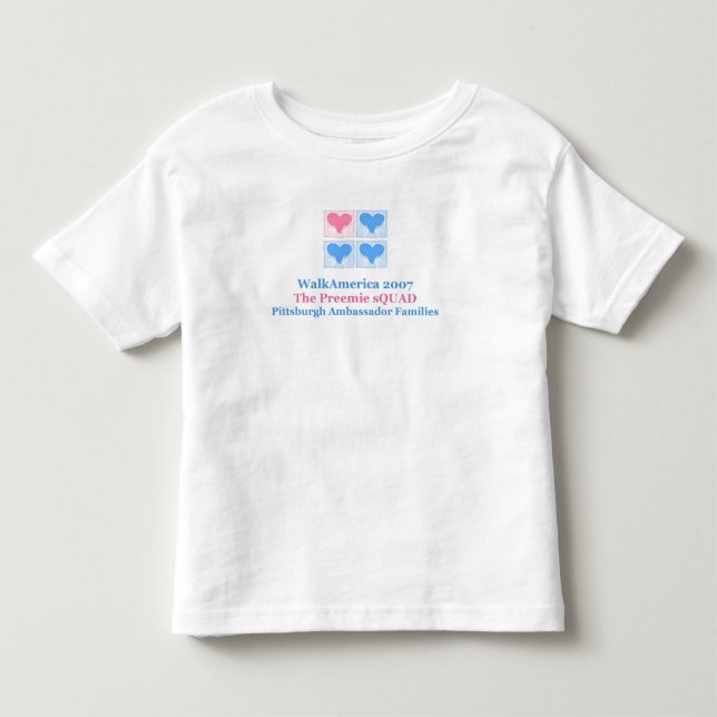 Frühchen-Gruppen-Kleinkindt-stück Kleinkind T-shirt (Vorderseite)