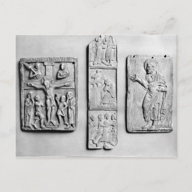FrühChristliche Elfenbein Postkarte (Vorderseite)