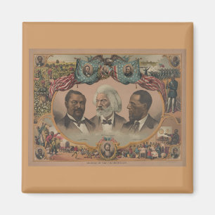 Frühe Afroamerikaner-Helder Magnet