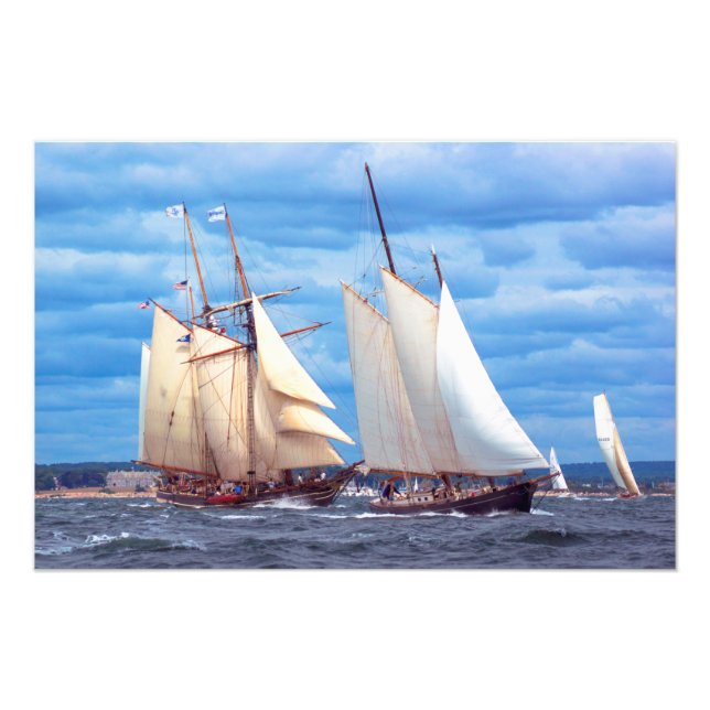 Frühe Bewerber Fotodruck (Vorne)